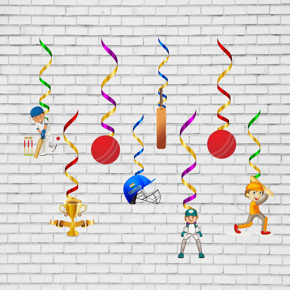 Cricket Theme Customized Swirls