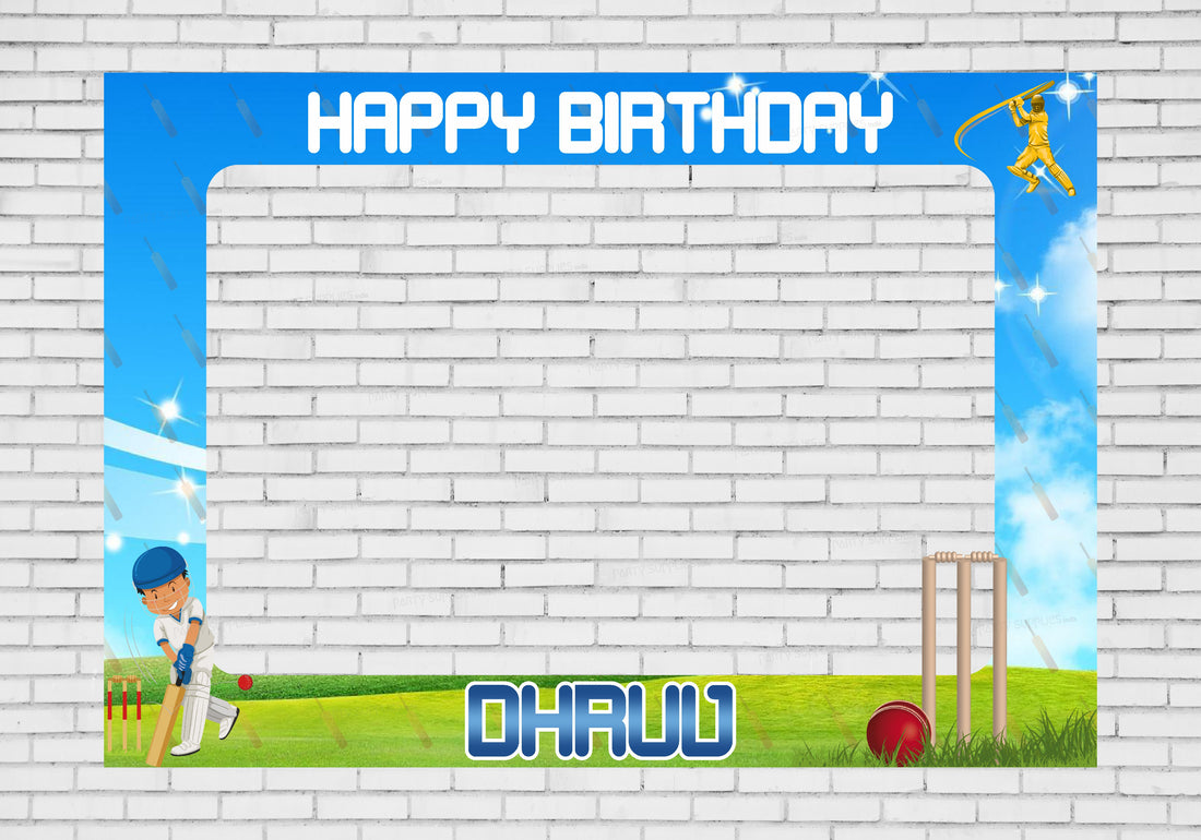 Cricket Theme Customized PhotoBooth