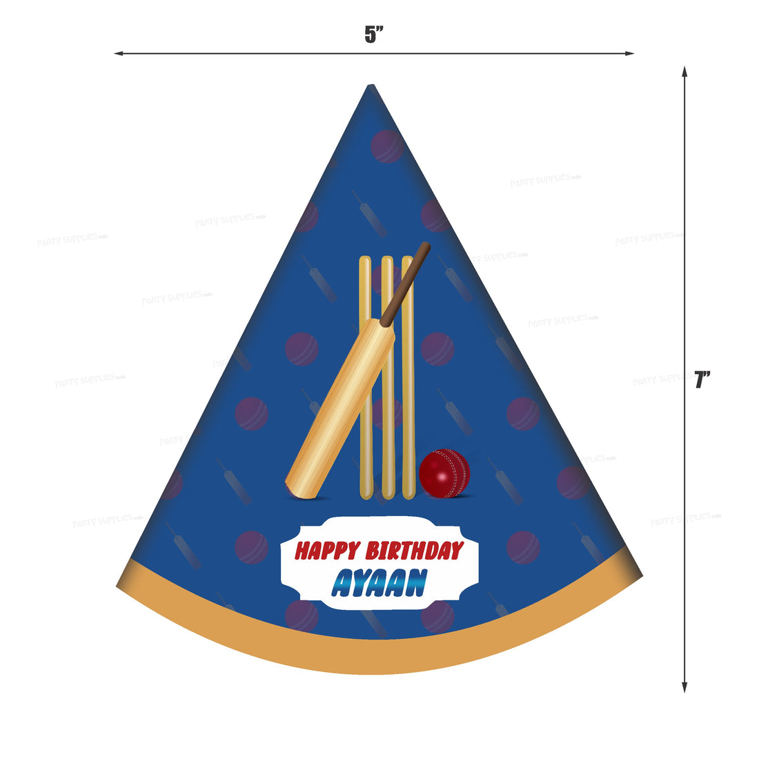 Cricket Theme Customized Hat