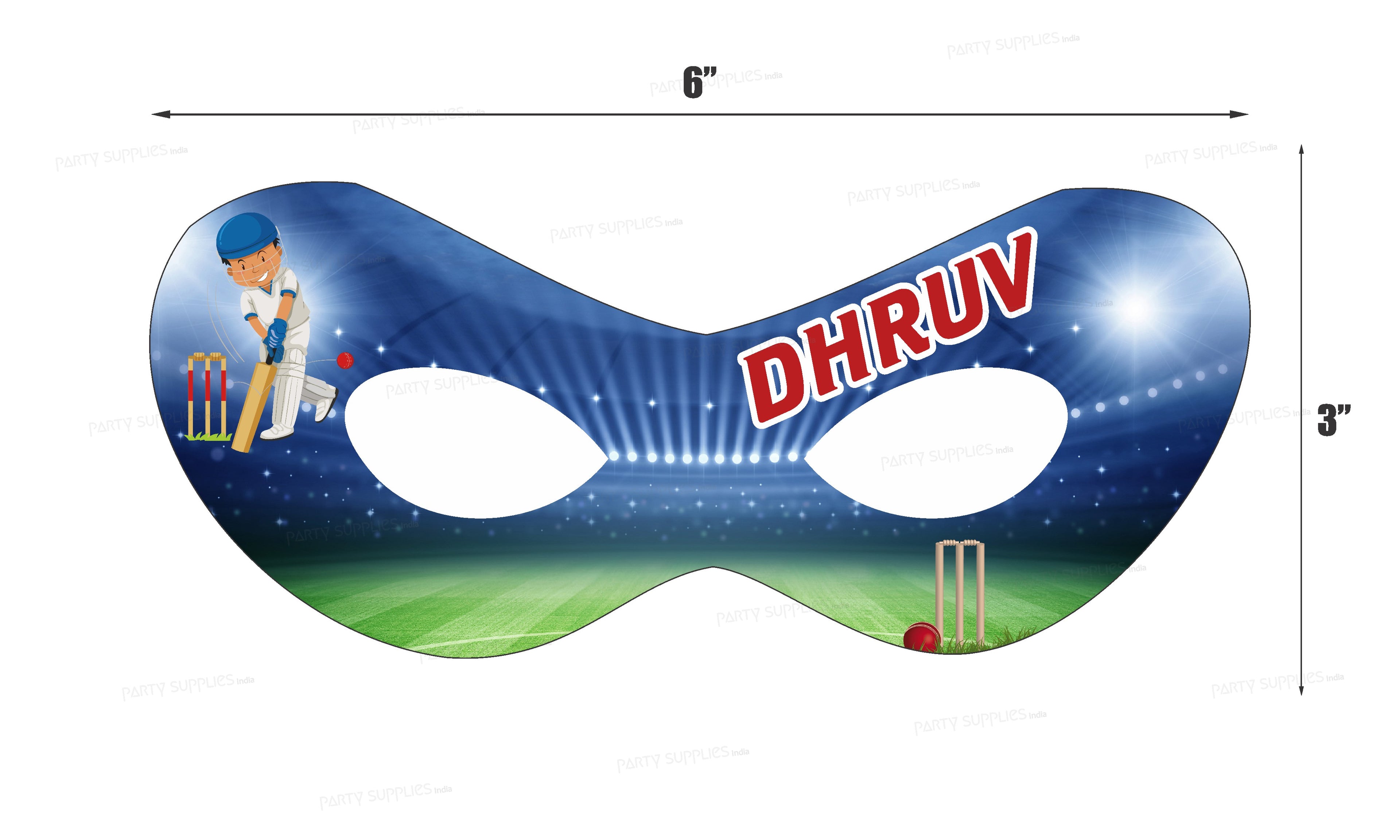 Cricket Theme Customized Eye Mask