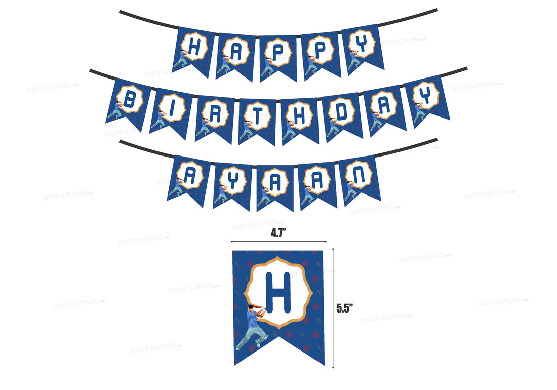 Cricket Theme Personalized Hanging