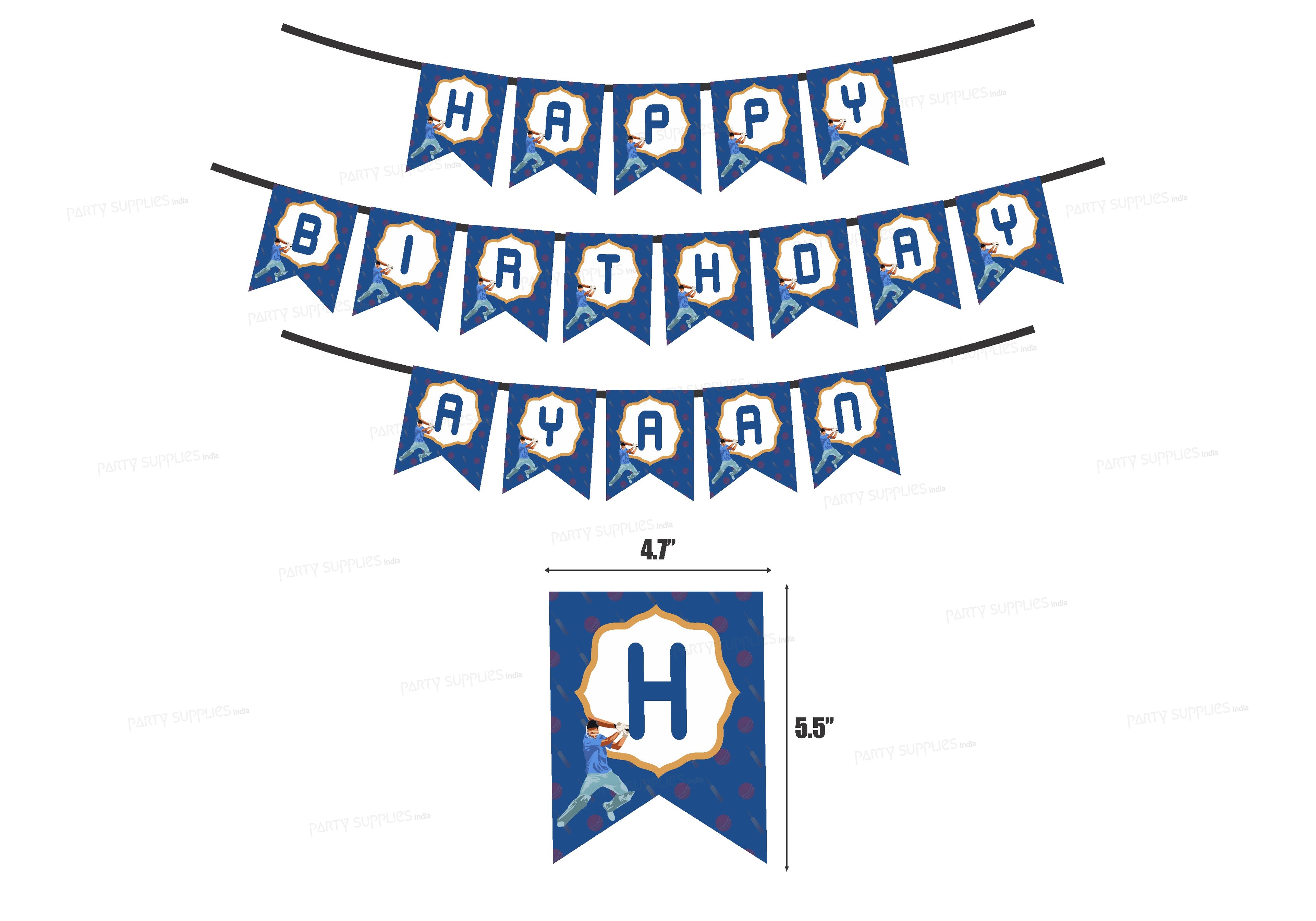 Cricket Theme Personalized Hanging