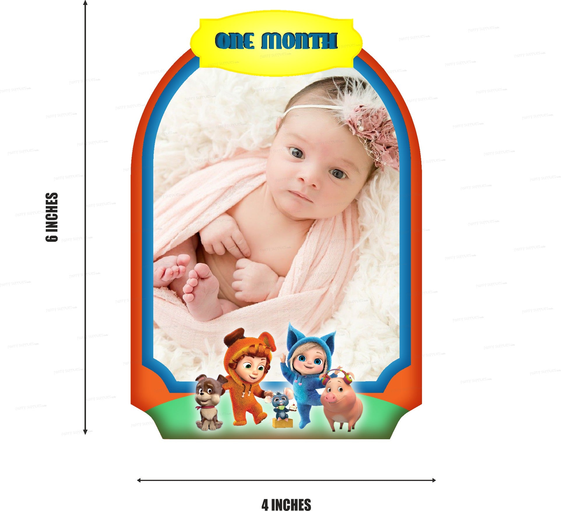 Dave and Ava Theme 12 Months Photo Banner