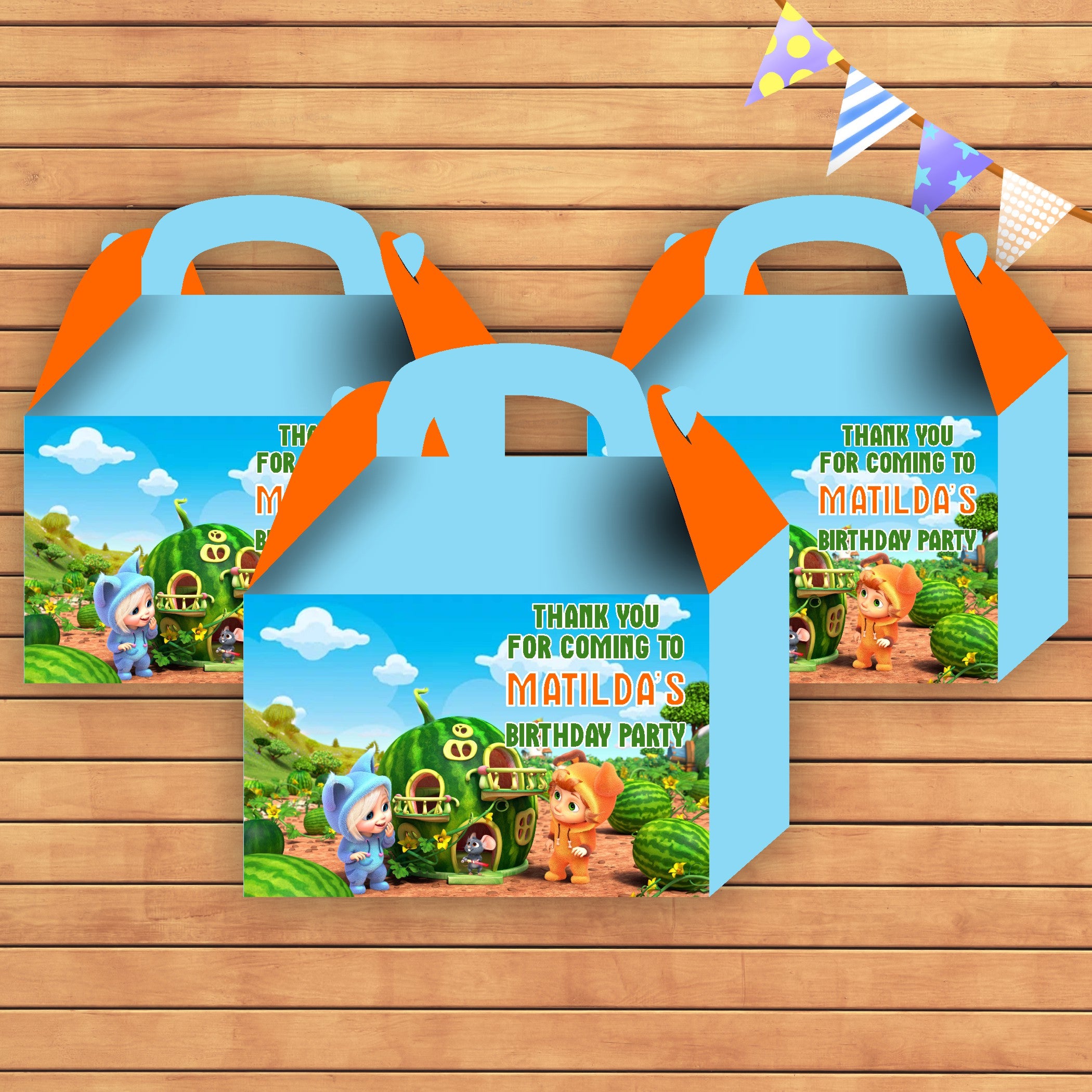 Dave & Ava theme Goodie Return Gift Boxes