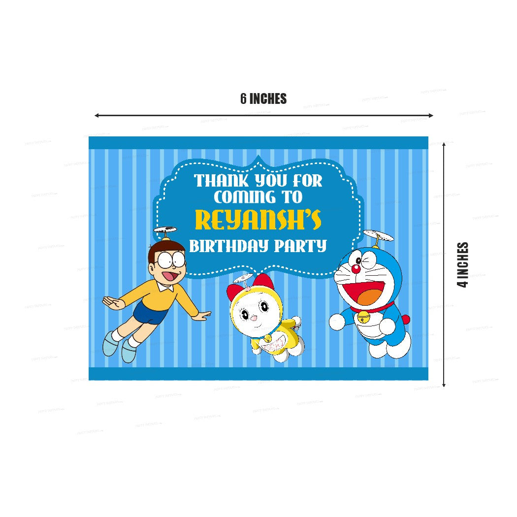 Doraemon Theme Thank You Card