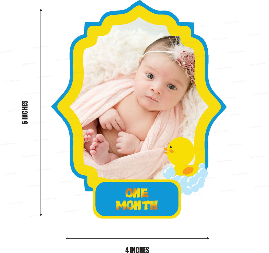 Duck Boy Theme 12 Months Photo Banner