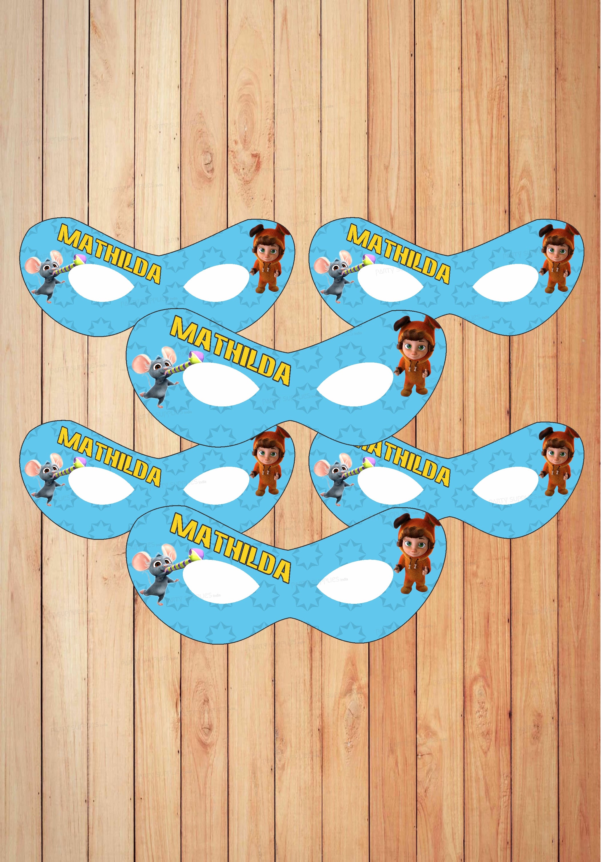 Dave & Ava Theme Personalized Eye Mask