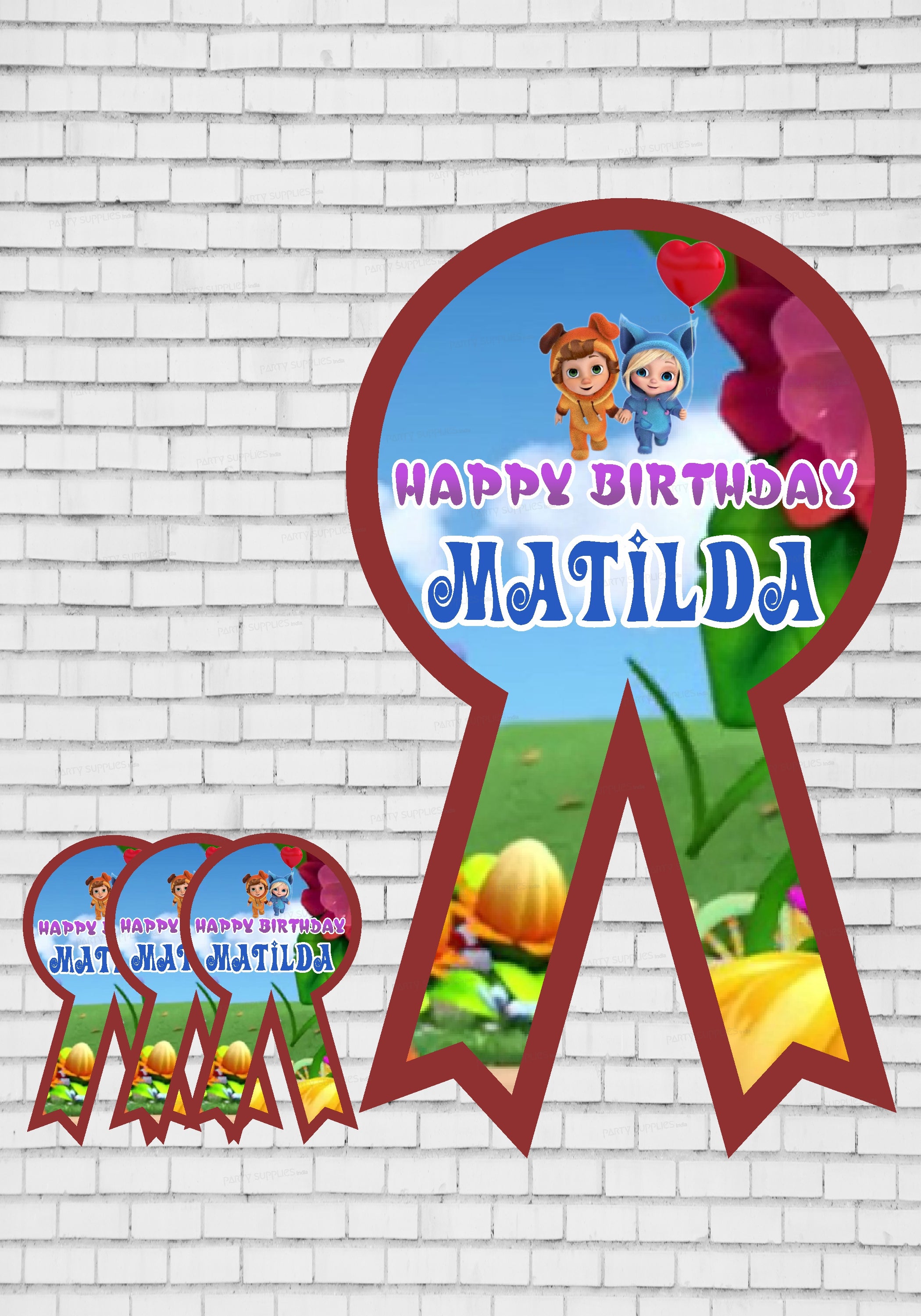 Dave & Ava Theme Badges