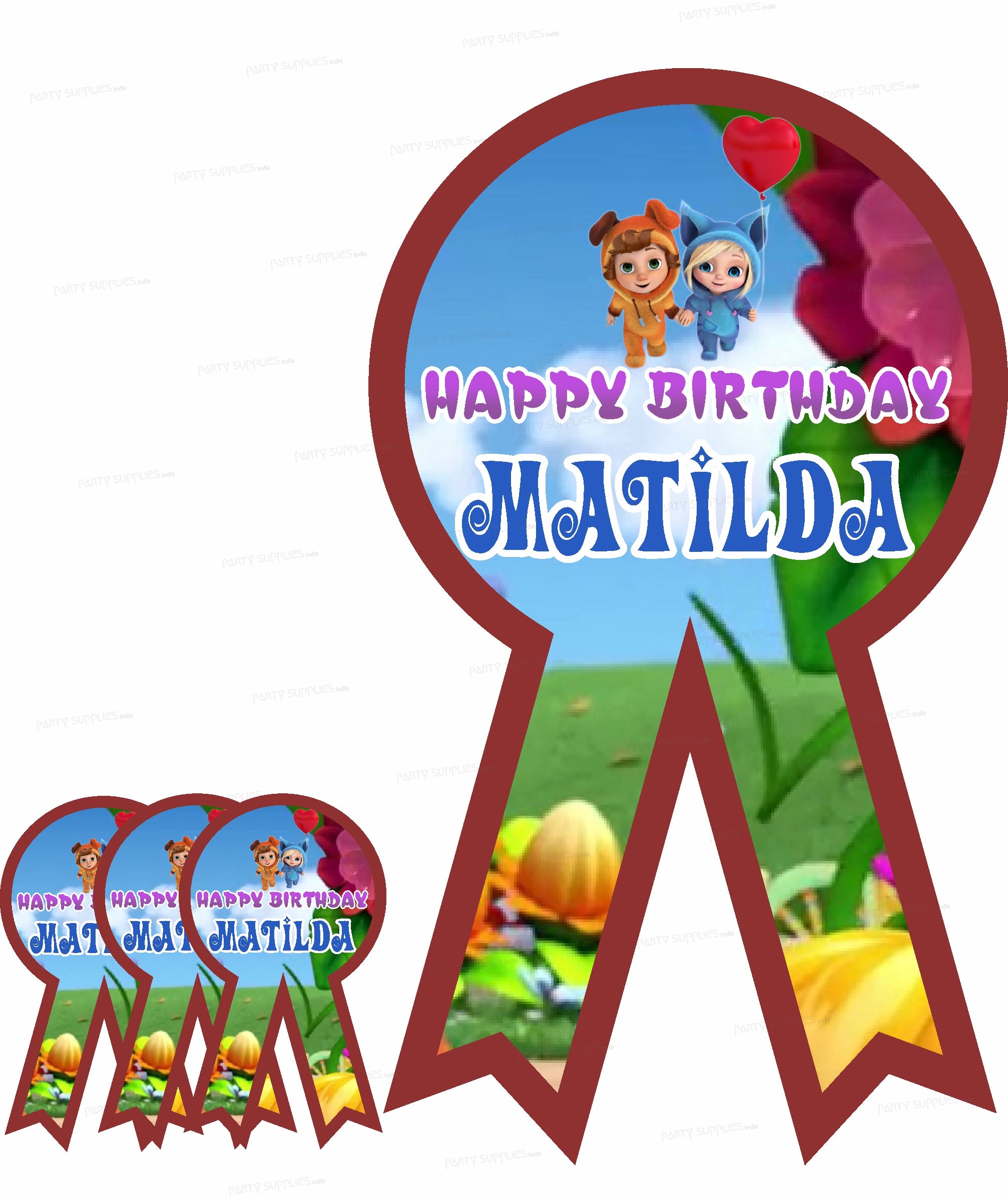 Dave & Ava Theme Badges