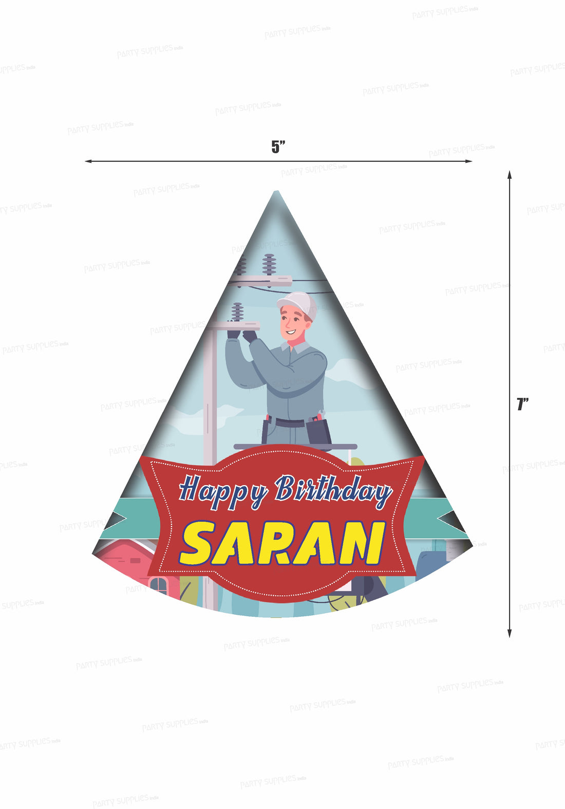 Electrician Theme Personalized Hat