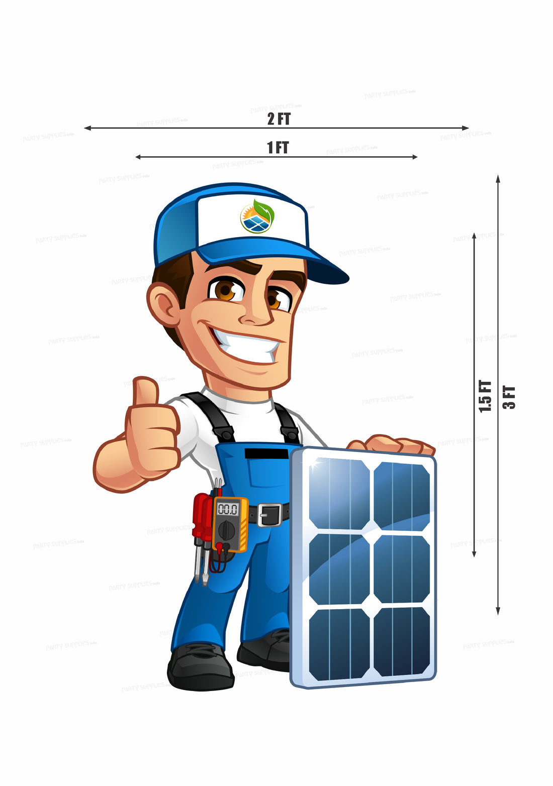 Electrician Theme Cutout ELC-03