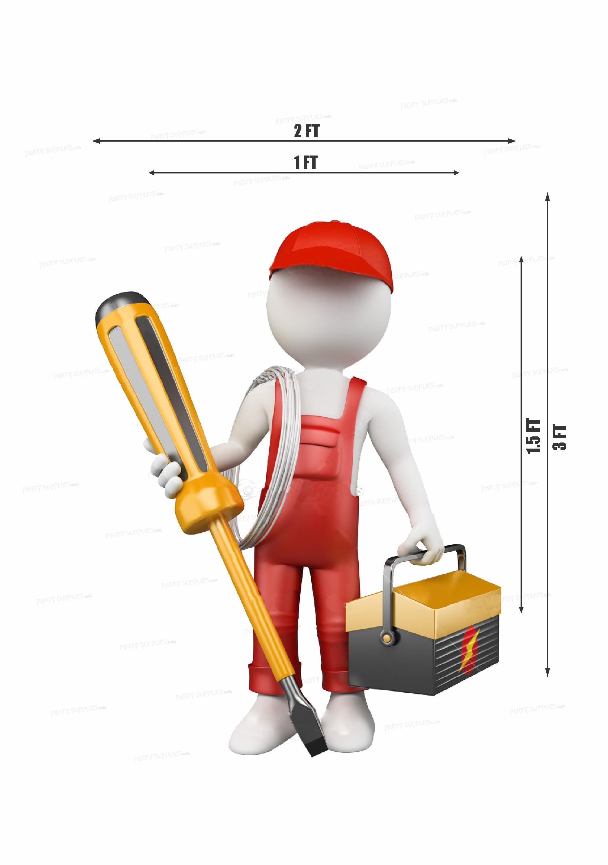 Electrician Theme Cutout ELC-05