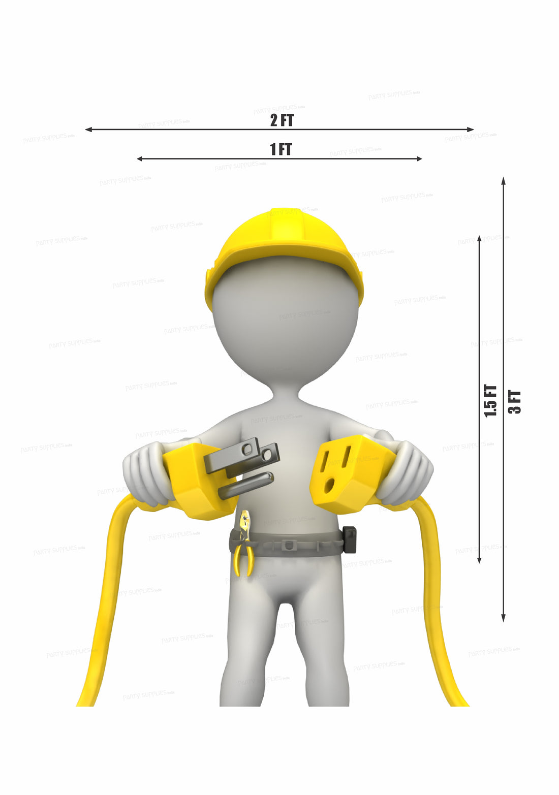 Electrician Theme Cutout ELC-07