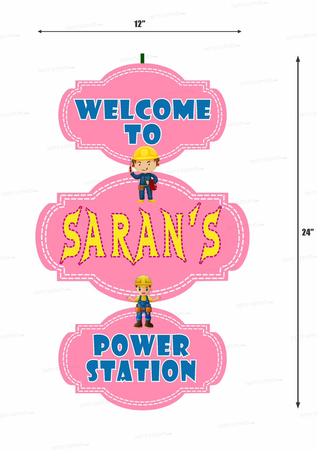 Electrician Theme Door Poster