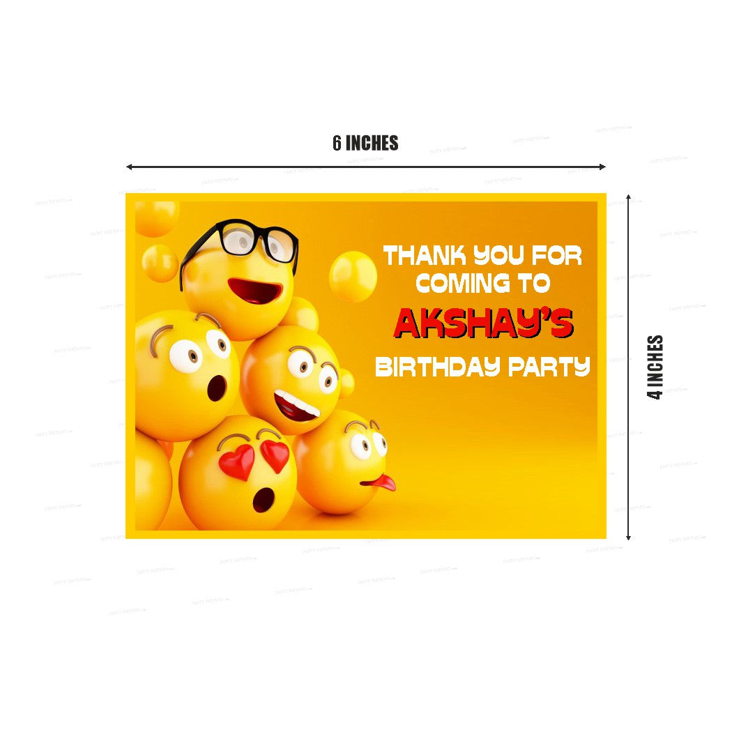 Emoji Theme Thank You Card