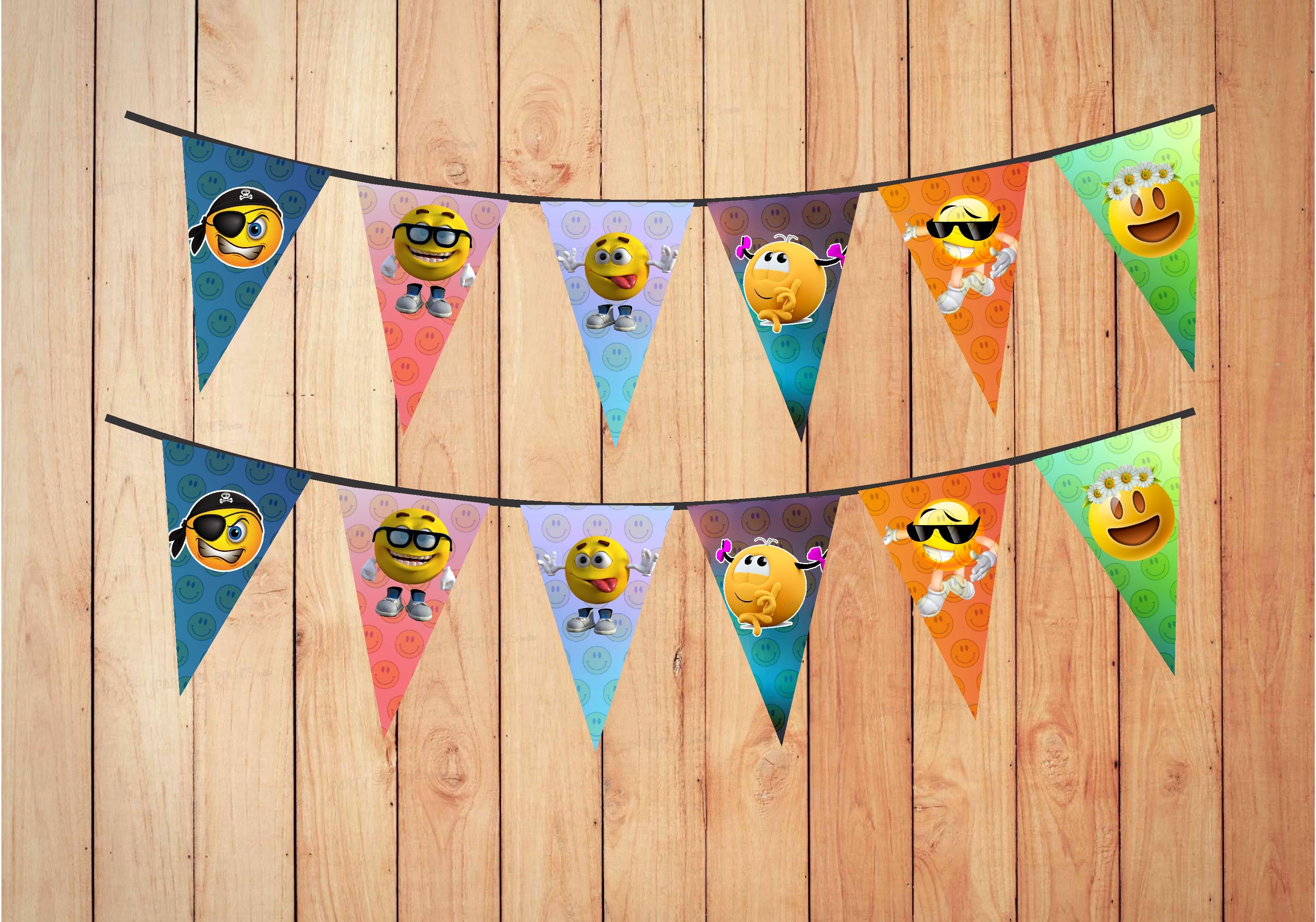 Emoji Theme Flag Bunting
