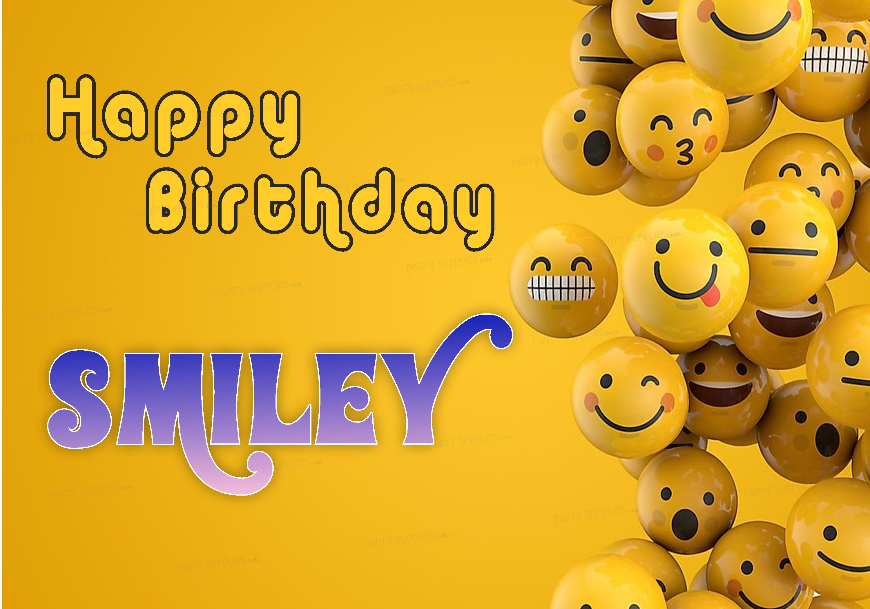 Emoji Theme Customized Backdrop