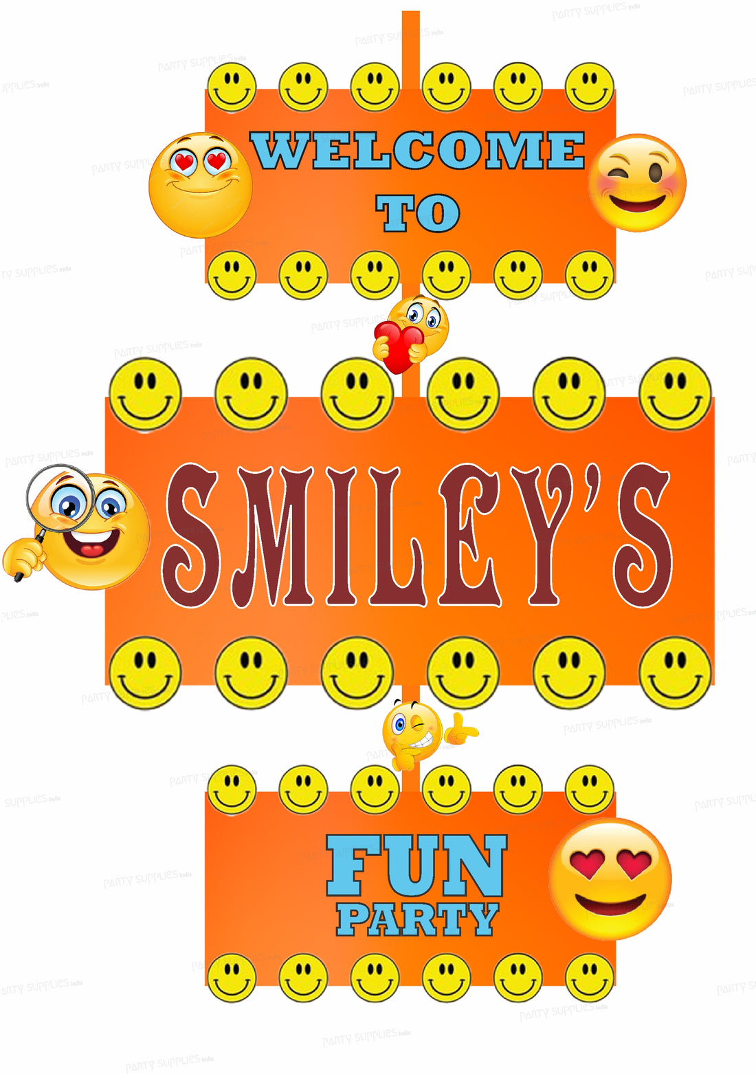 PSI  Emoji  Theme Door Poster