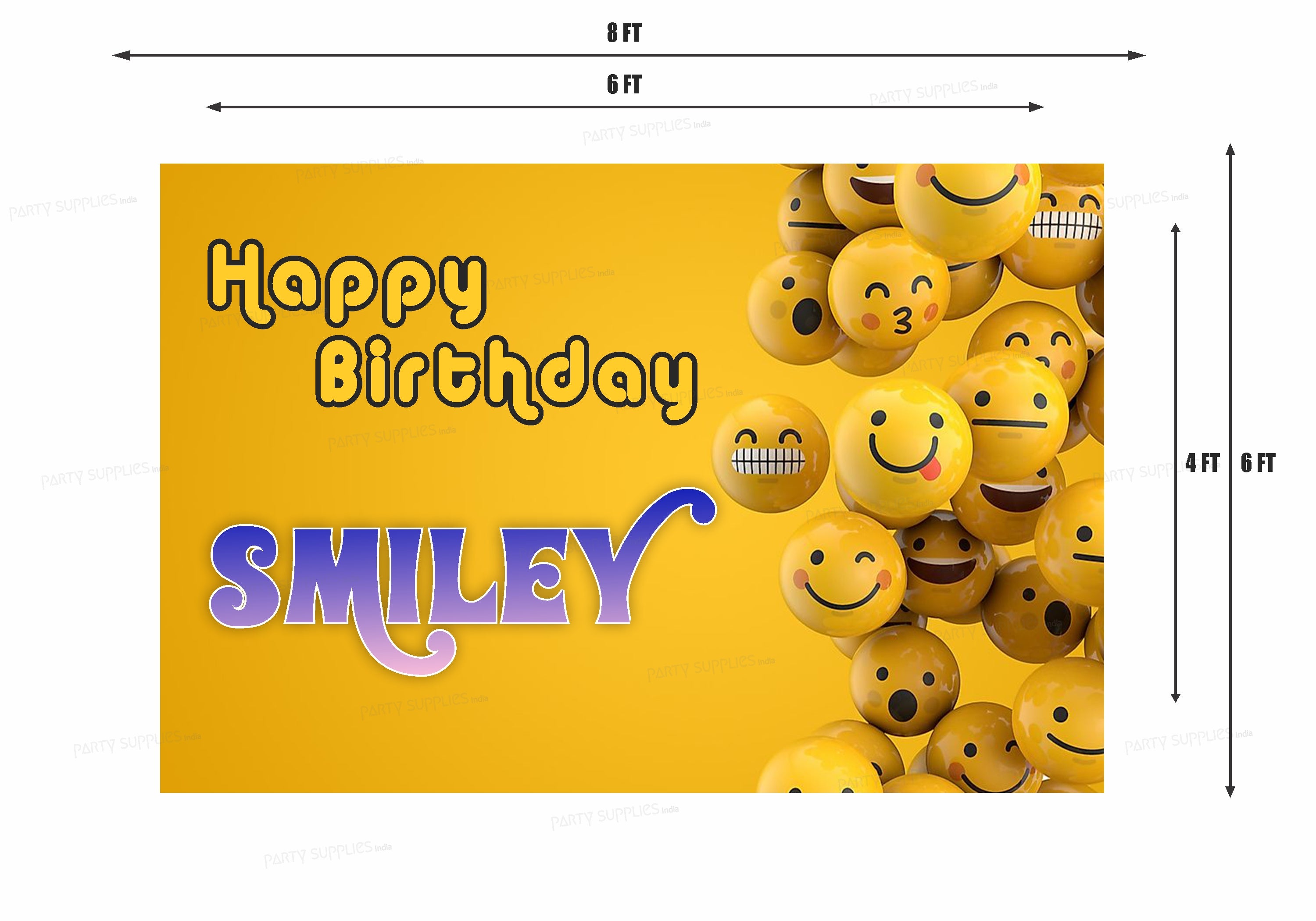 Emoji Theme Customized Backdrop