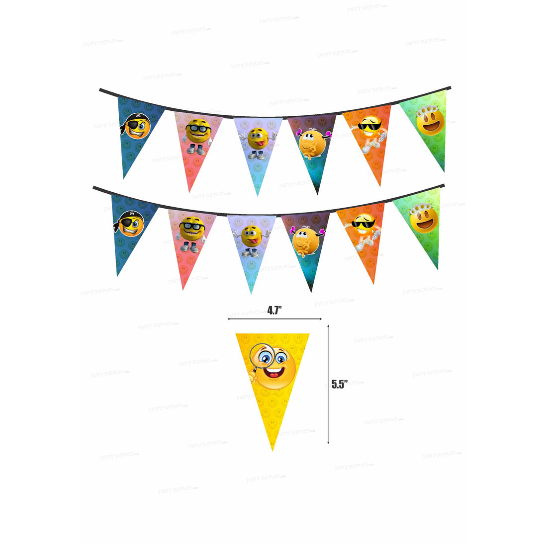 Emoji Theme Flag Bunting