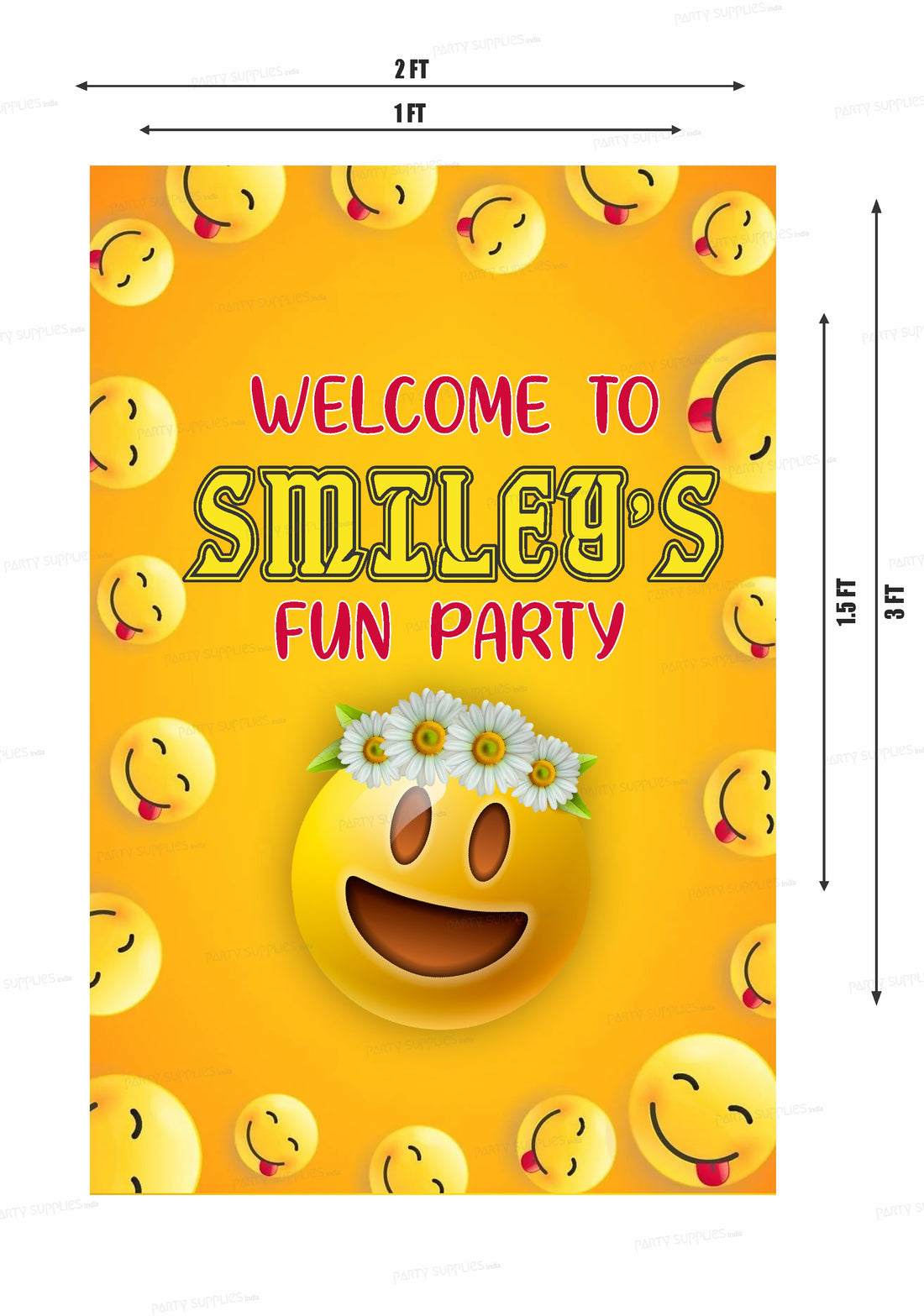 PSI Emoji  Theme  Customized Welcome Board