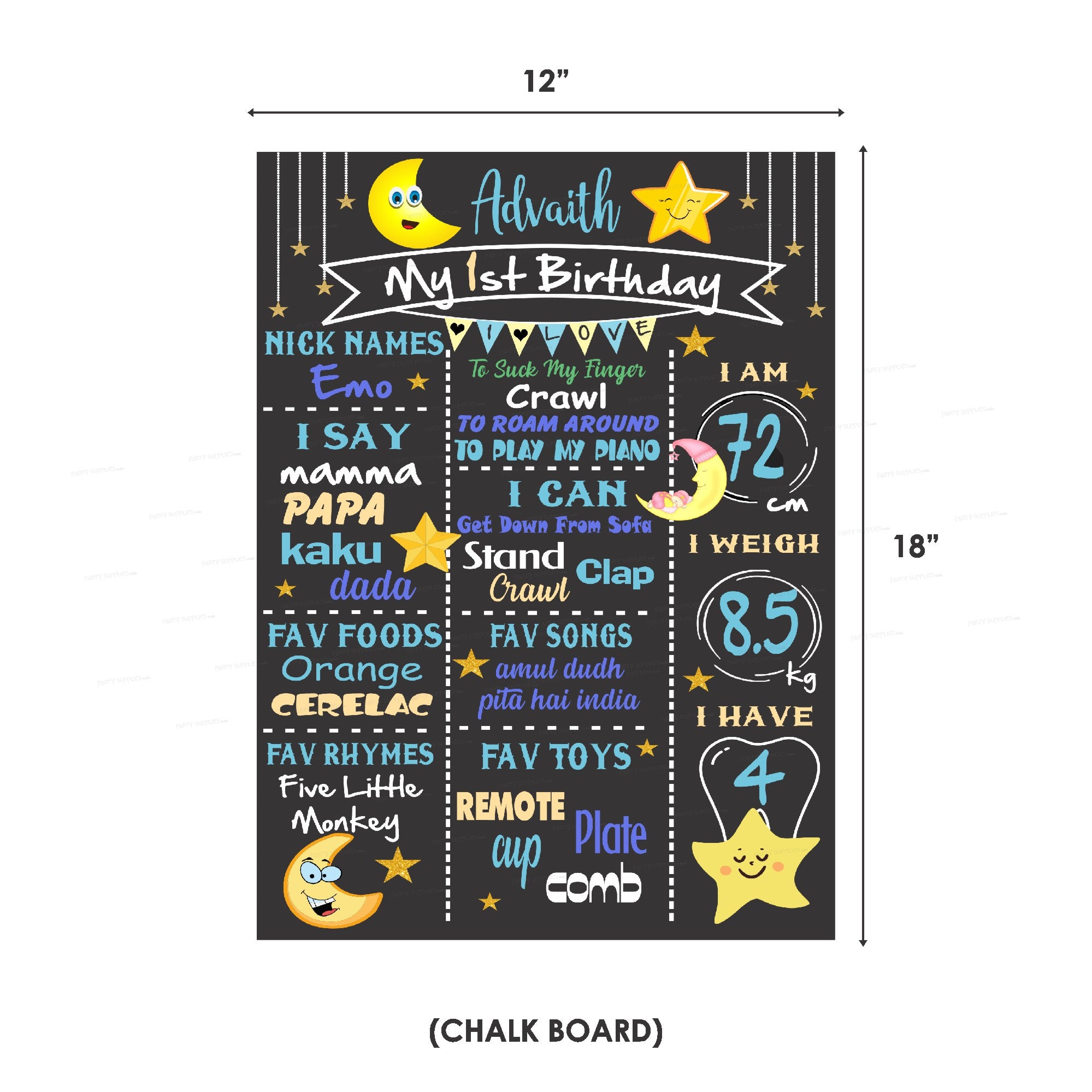 Twinkle Twinkle Little Star Boy Theme Classic Kit