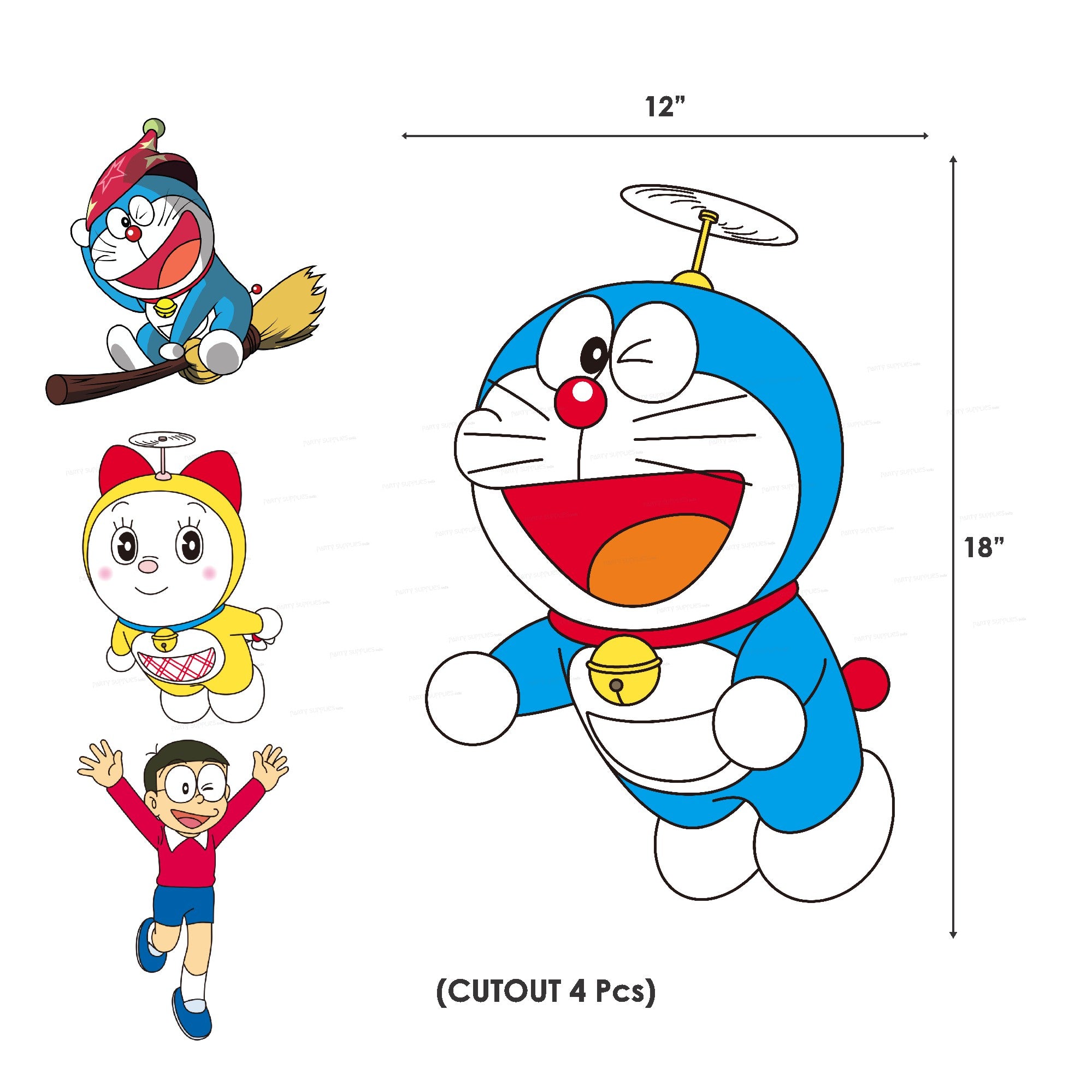 Doraemon Theme Classic Combo Kit - image 6 of 14 | Party Supplies India