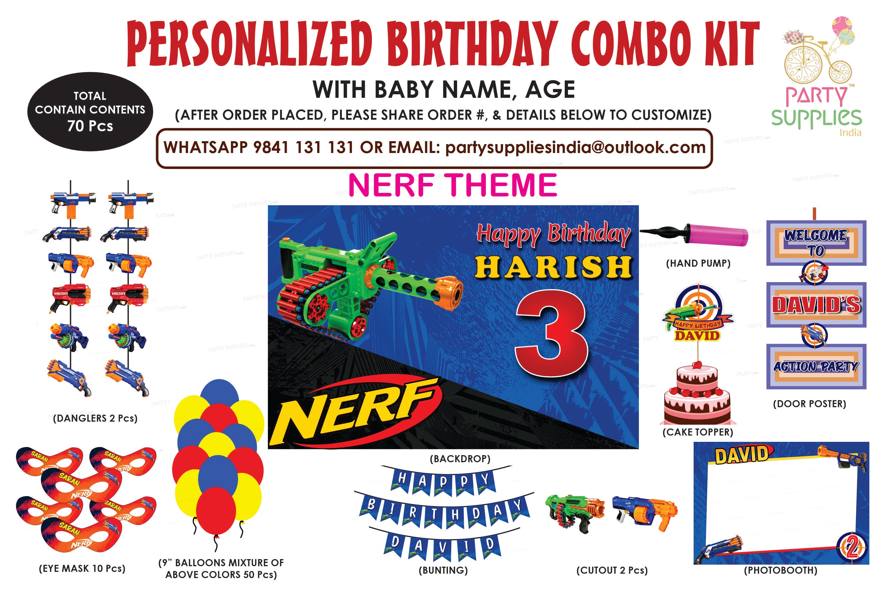 Nerf Theme Exclusive Combo Kit