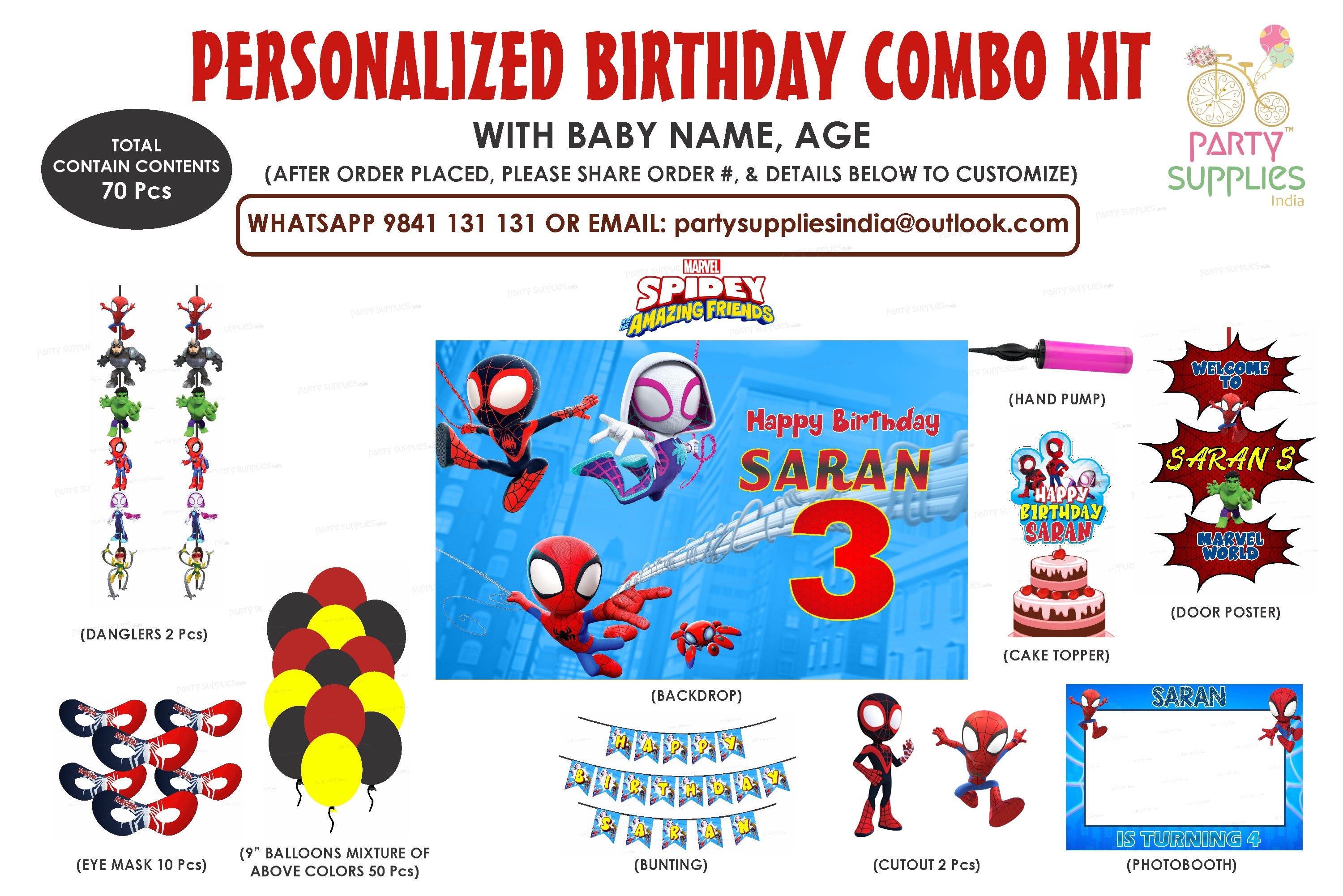 Spidey and his Amazing Friends Theme Exclusive Combo Kit