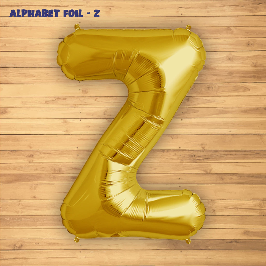Alphabet Z Premium Gold Foil Balloon