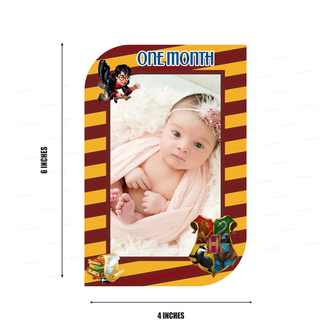 Harry Potter Theme 12 Months Photo Banner