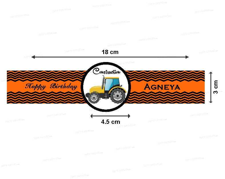 Construction Theme Hand Band