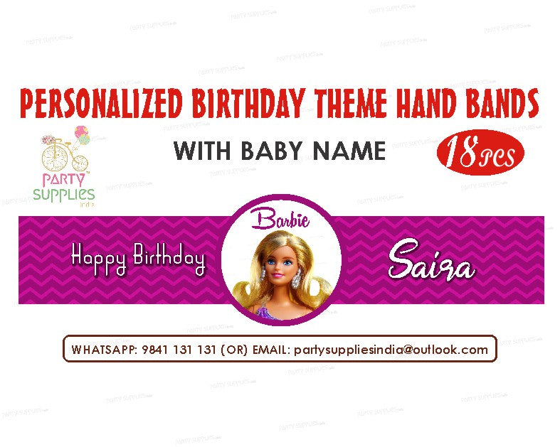 Barbie Theme Hand Band