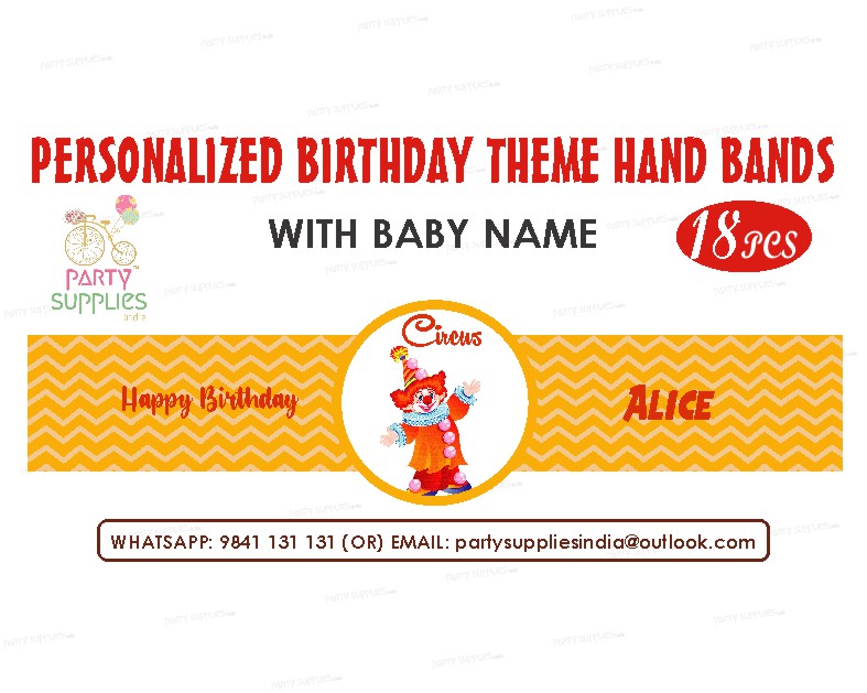 Circus Theme Hand Band
