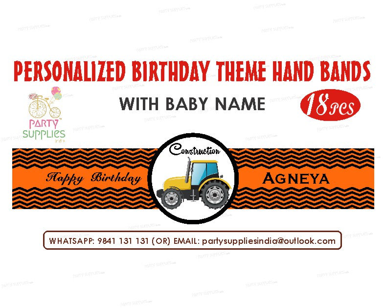 Construction Theme Hand Band
