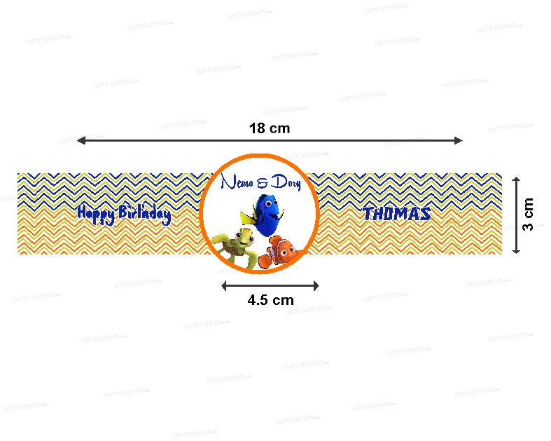 Nemo and Dory Theme Hand Band