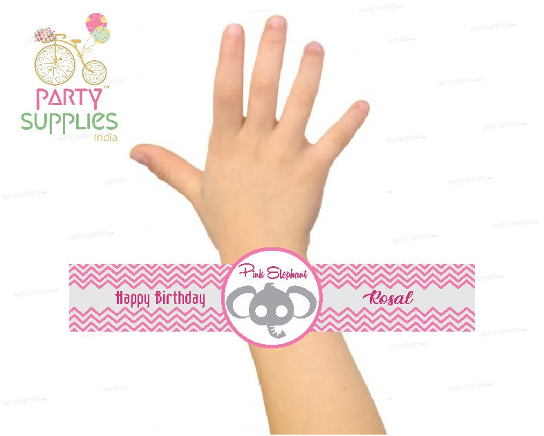 Pink Elephant Theme Hand Band
