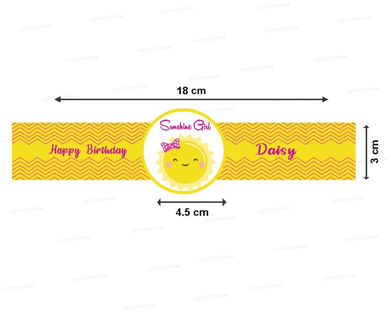 Sunshine Girl Theme Hand Band