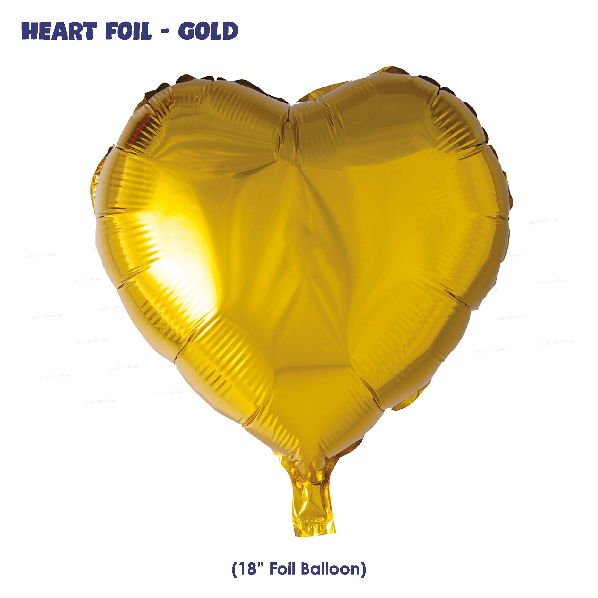 Heart Shape Premium Gold Foil Balloon