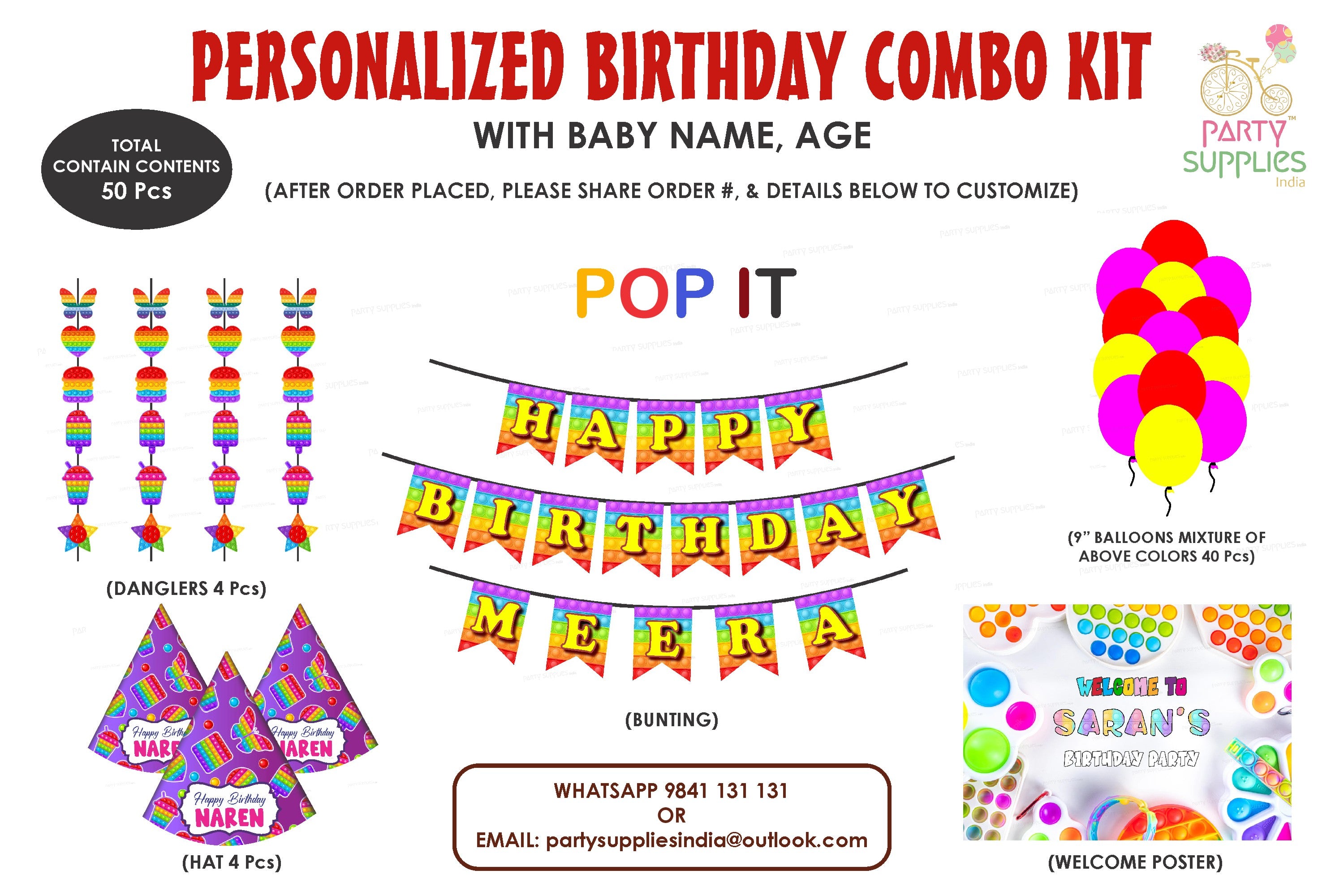 Pop It Theme Heritage Combo Kit