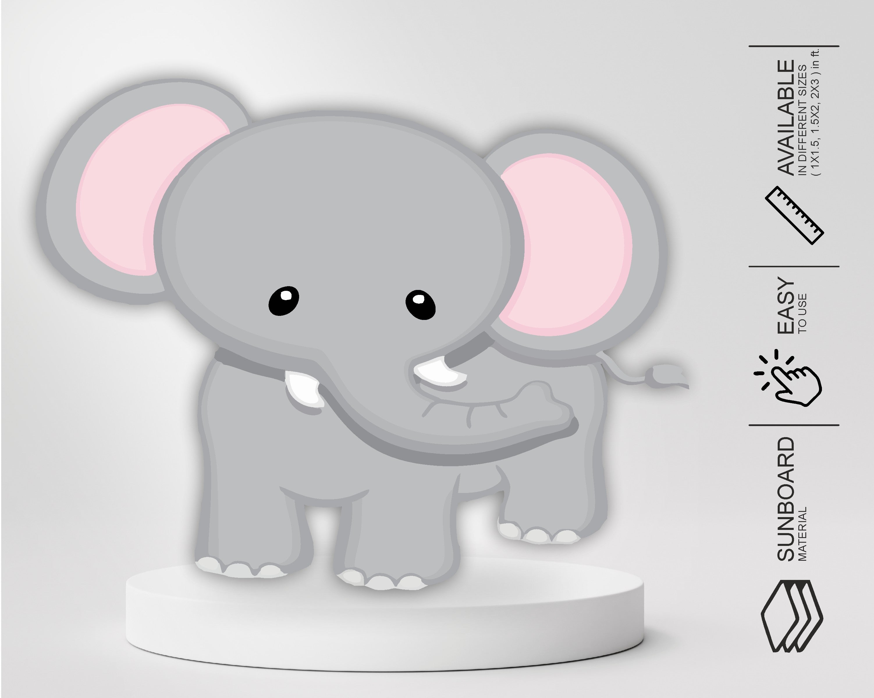 Jungle Theme Elephant Cutout