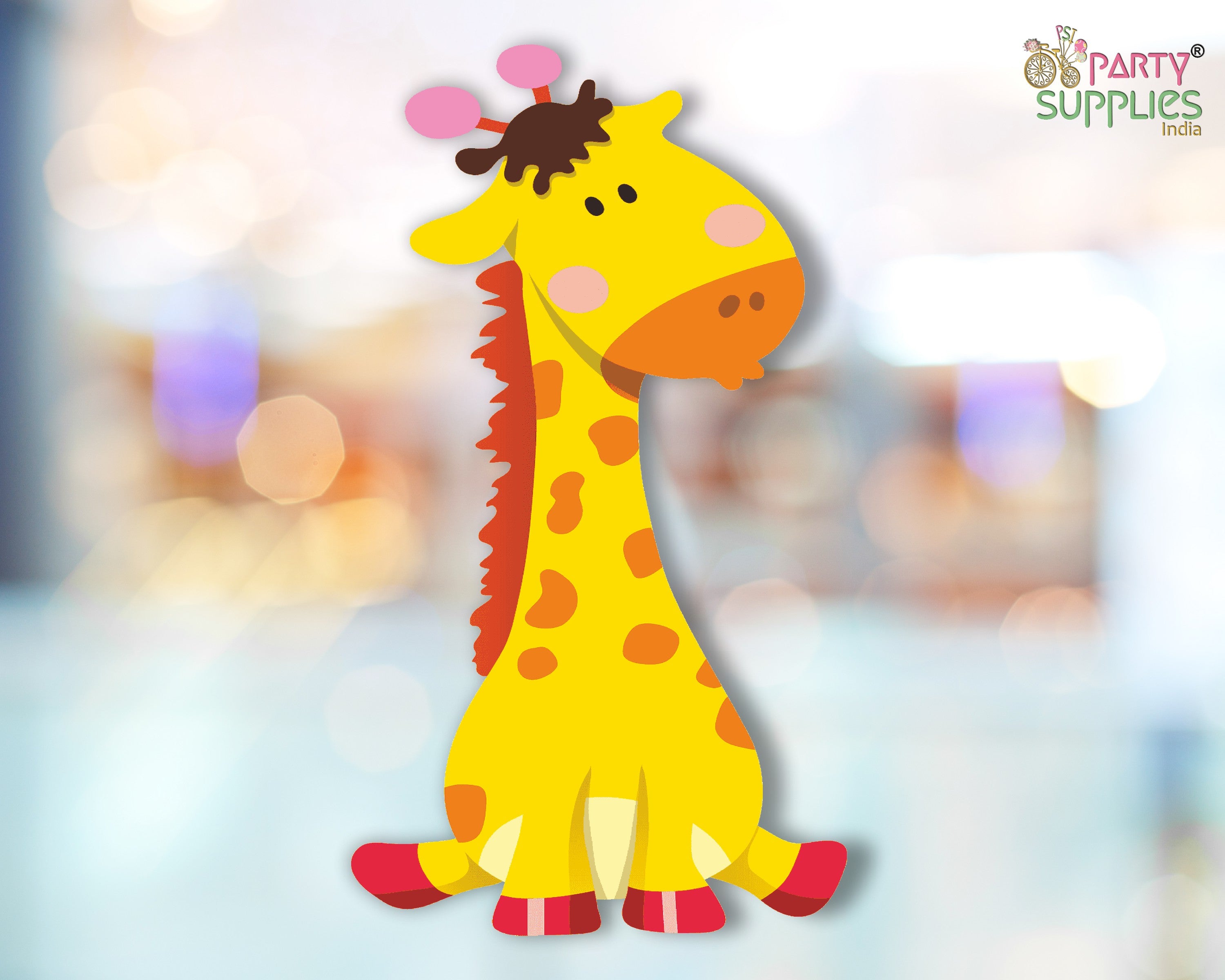 Jungle Theme Giraffe Cutout