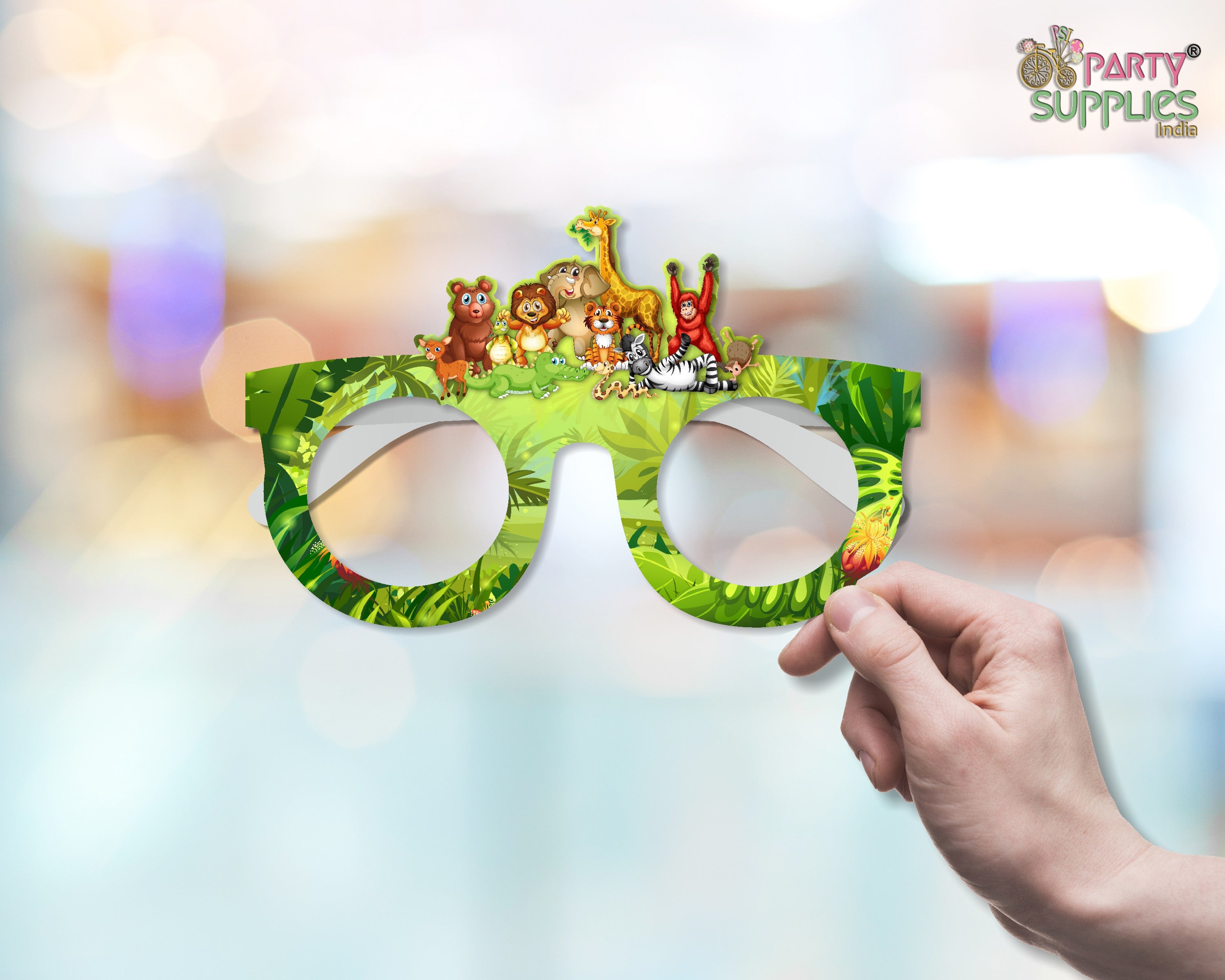 Jungle Theme Birthday Party Glasses