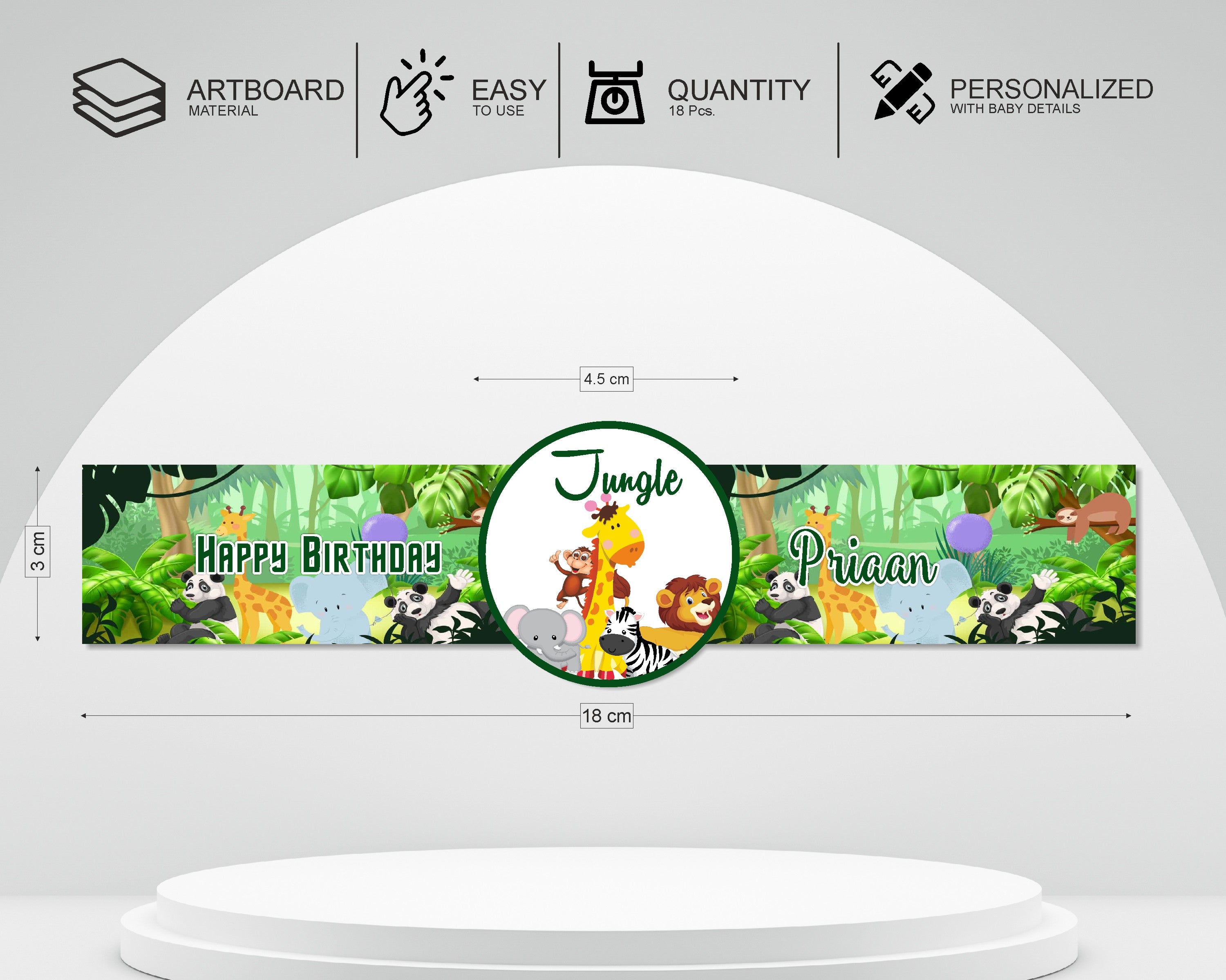 Jungle Theme Hand Band