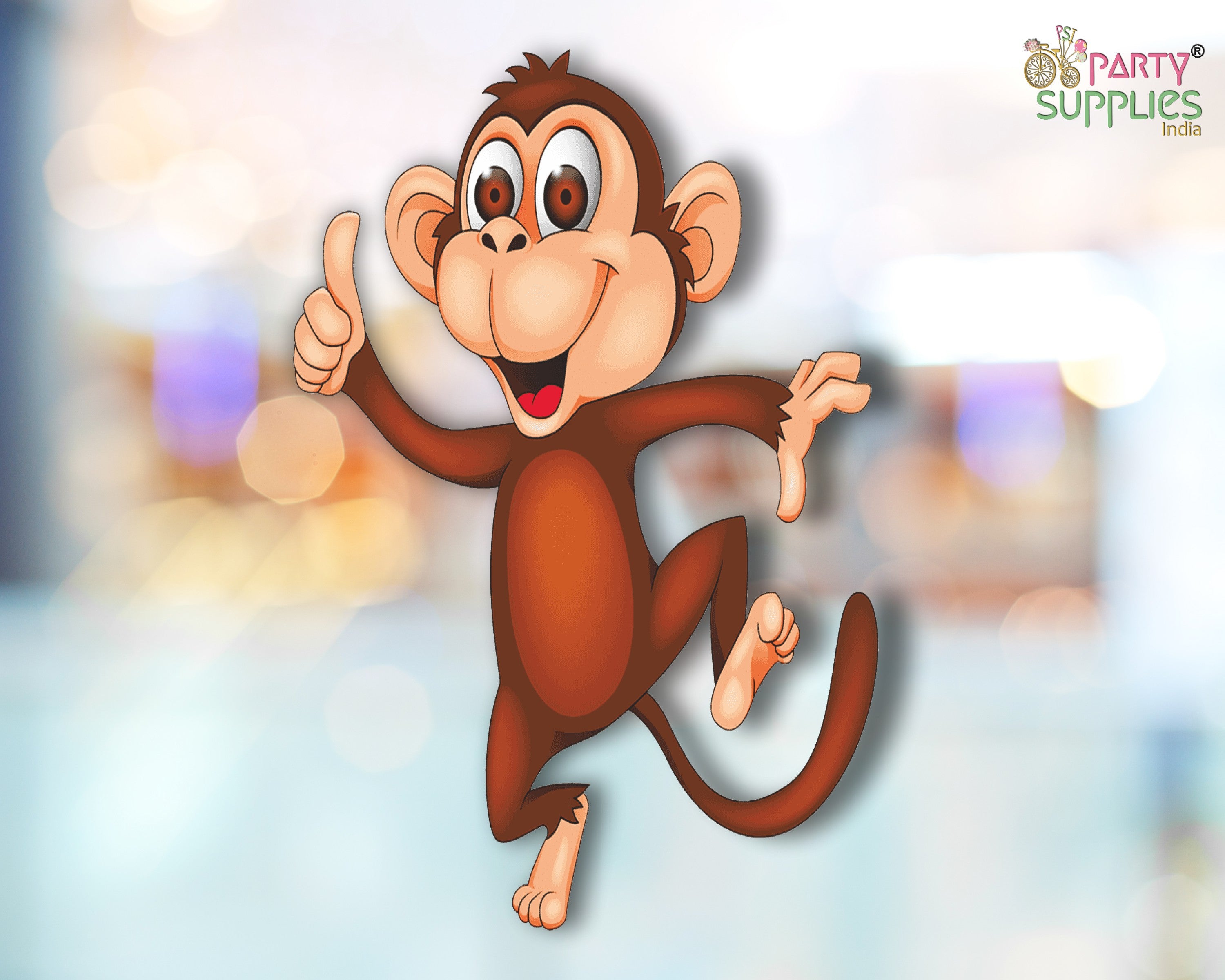 Jungle Theme Monkey Cutout