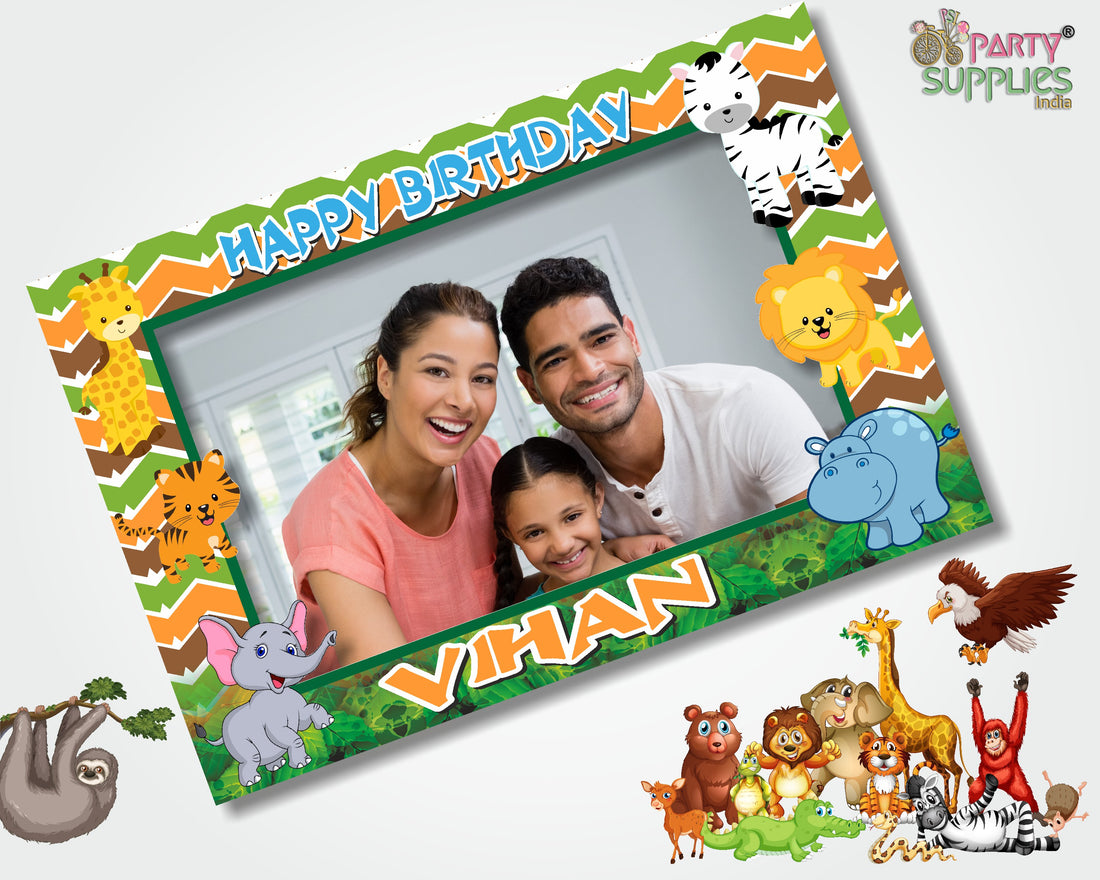 Jungle Theme Personalized Photobooth