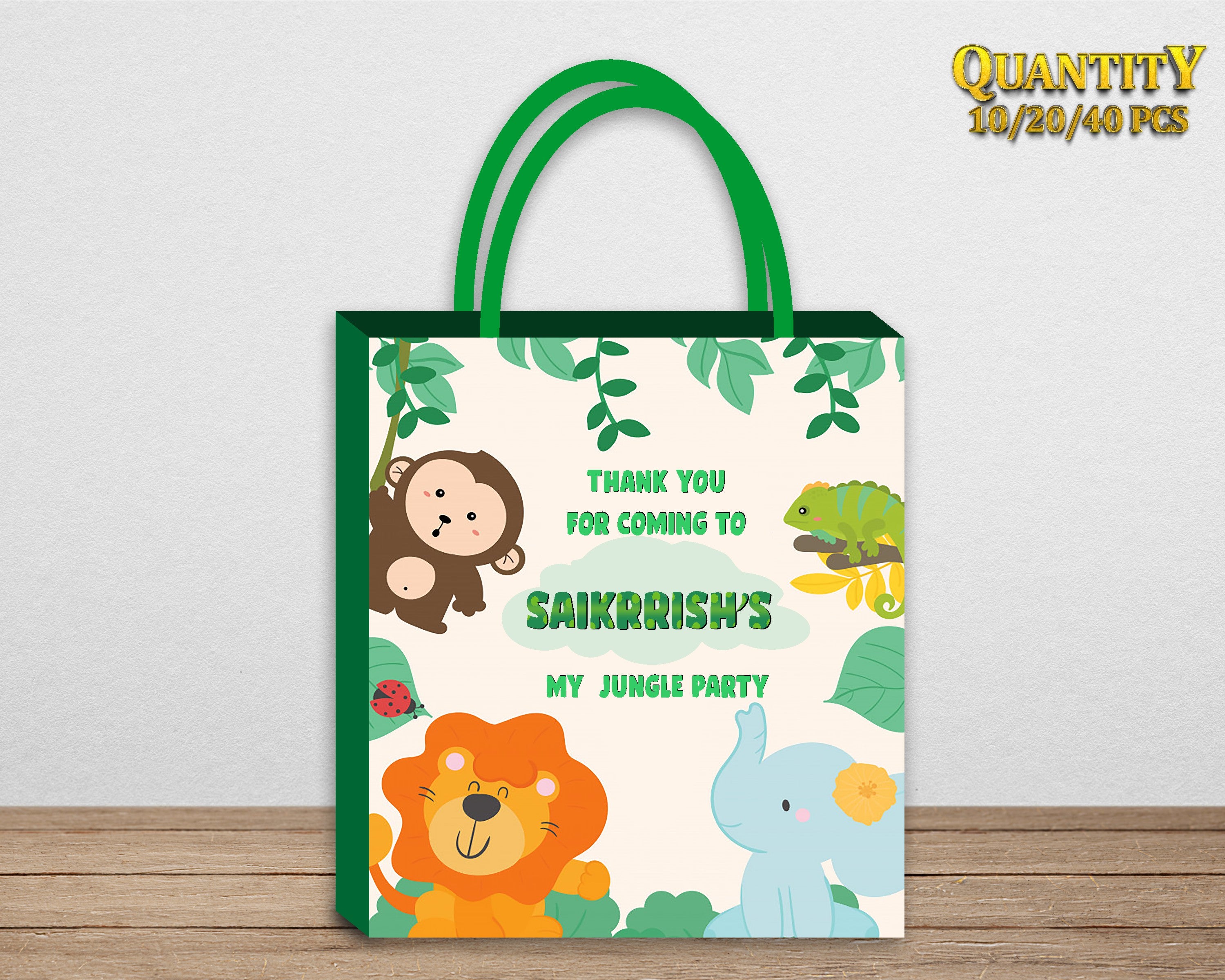Jungle Theme Return Gift Bag