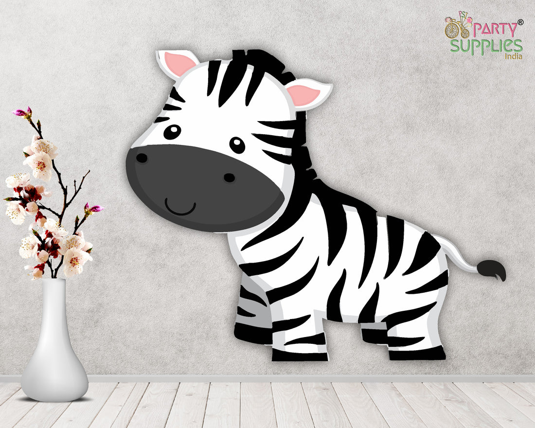Jungle Theme Zebra Cutout