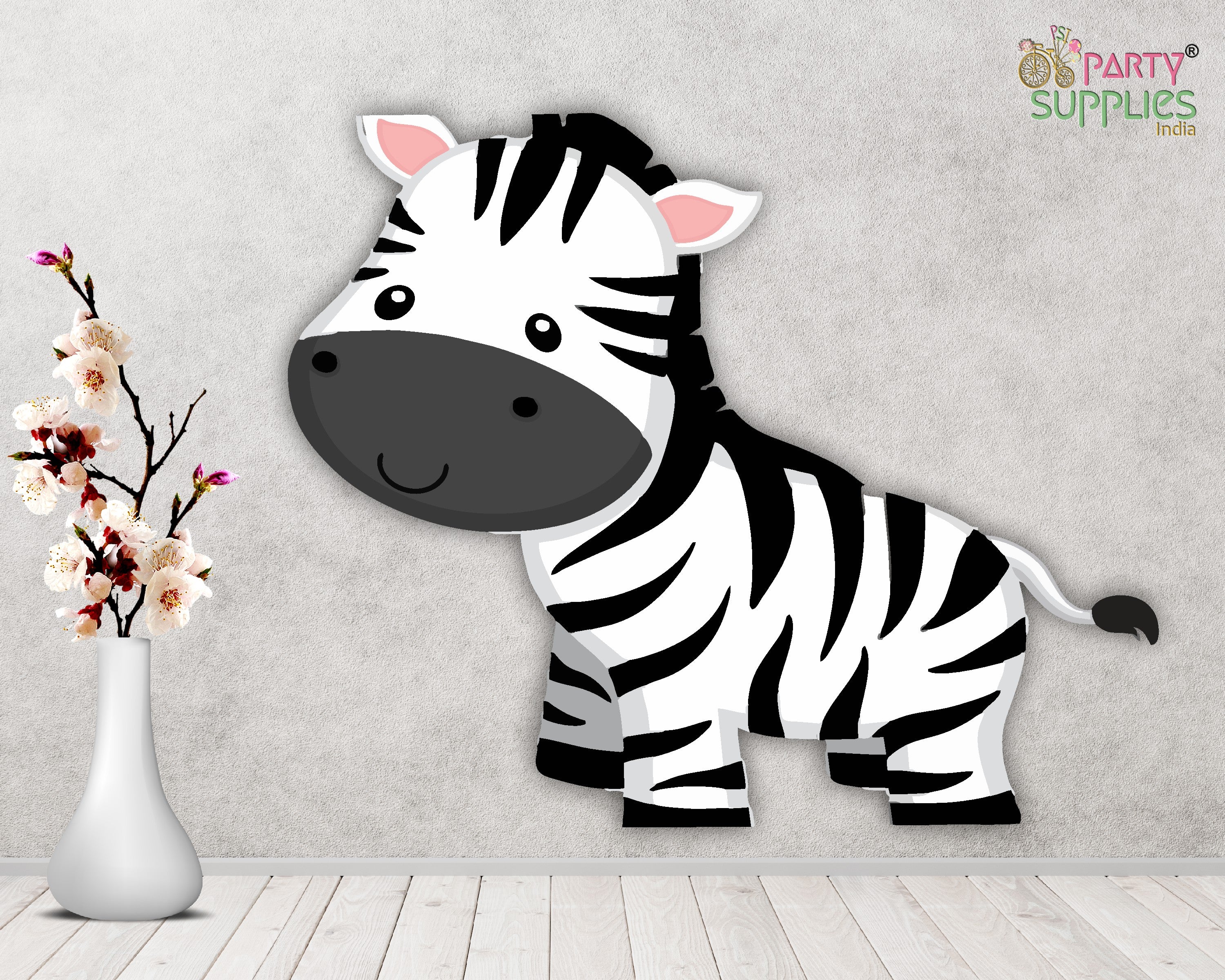 Jungle Theme Zebra Cutout