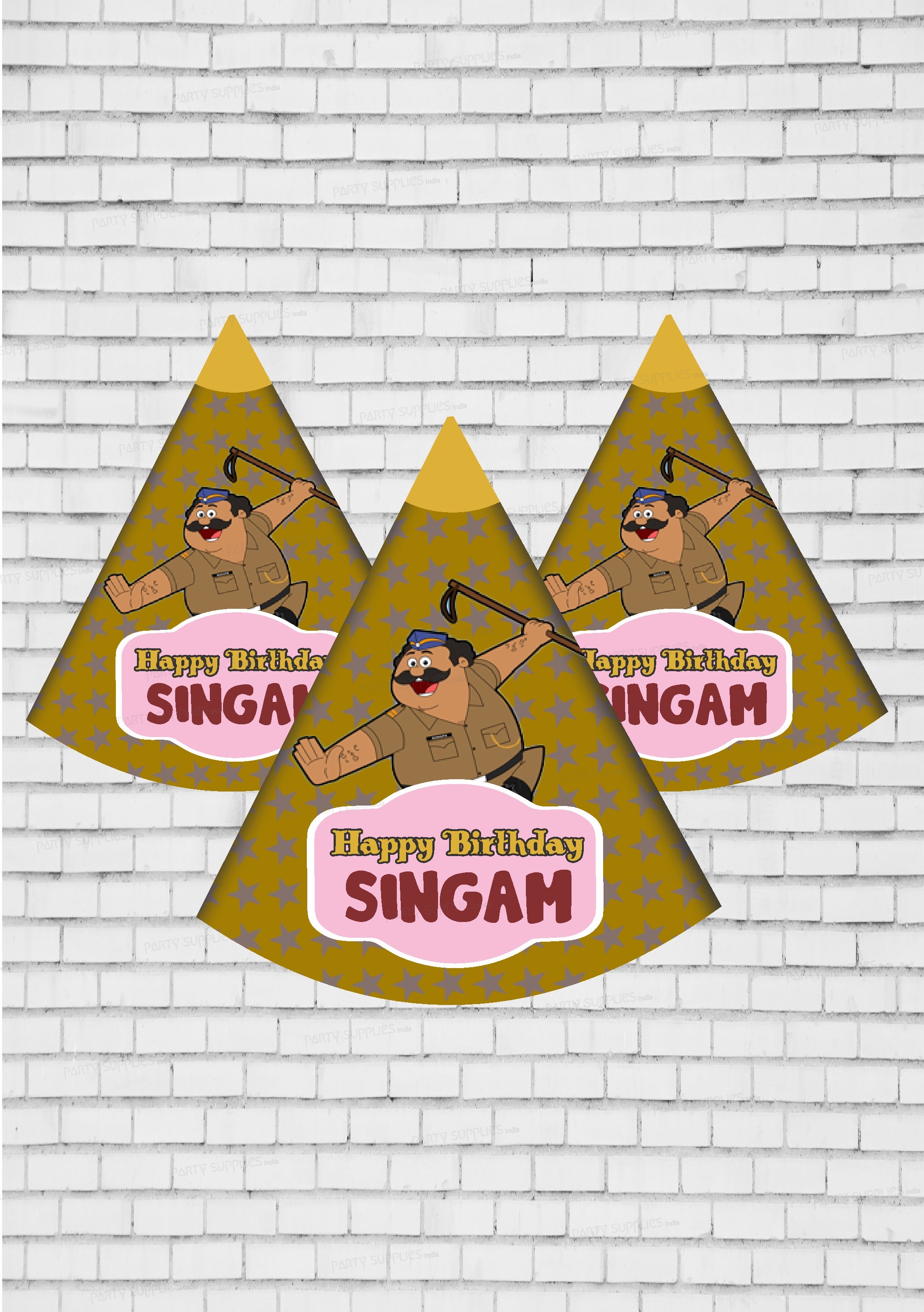 Little Singham Personalized Theme Hat